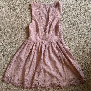Tobi pink lace dress